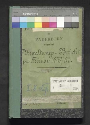 Verwaltungsbericht für 1879/80