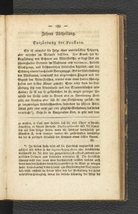 Zehnte Abtheilung. Entzündung der Prostata.