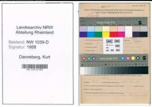 Entnazifizierung Kurt Danneberg , geb. 31.01.1913 (Polizist)