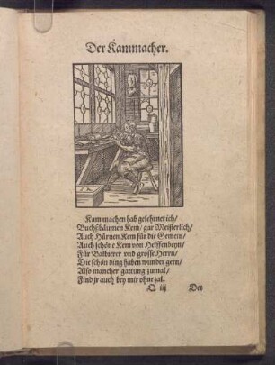 Der Kammacher.
