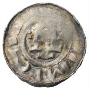 Fundmünze, Sachsenpfennig, um 1000 - 1025