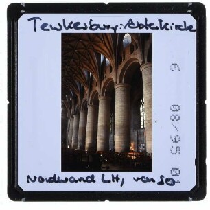 Tewkesbury, Abkteikirche : Langhaus, Norwand