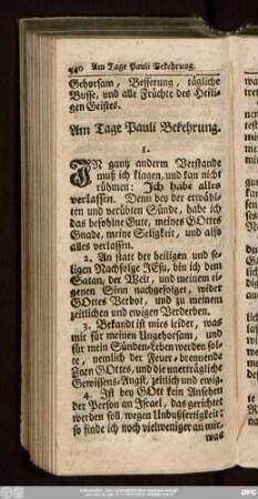Am Tage Pauli Bekehrung.