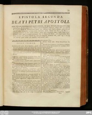 Epistola Secunda Beati Petri Apostoli.