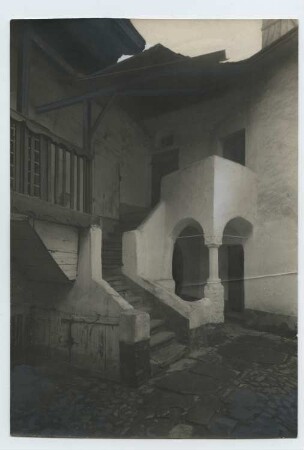 Innenhof eines unbekannten Hauses, Krems: Ansicht