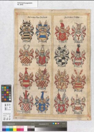 Proband: Palandt, [Johann Hermann] von; Vater: Palandt, [Elvert] von; Mutter: Dobbe, [Catharina] von: Münster, Domkapitel