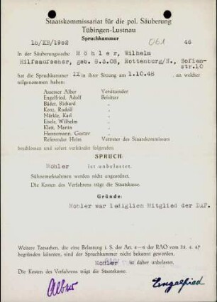 Möhler, Wilhelm