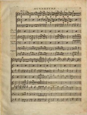 ARMIDE DRAME HÉROIQUE Mis en Musique Par M. LE CH.ER GLUCK. Représenté pour la premiere Fois par l'Académie Royale de Musique le 23. Septembre 1777