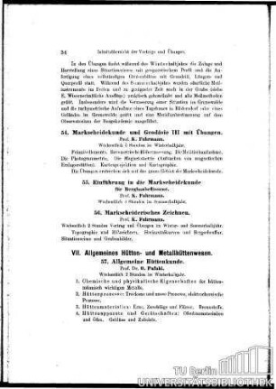 57. Allgemeine Hüttenkunde