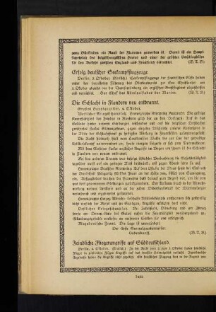 Feindliche Fliegerangriffe auf Süddeutschland.