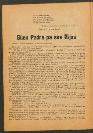 Güen padre pa sus hijos