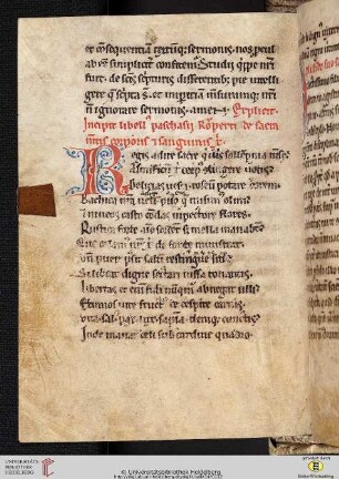 Paschasius Radbertus: De corpore et sanguine domini