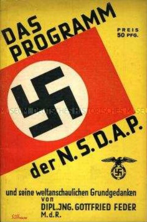Analyse der Programms der NSDAP aus nationalsozialistischer Sicht