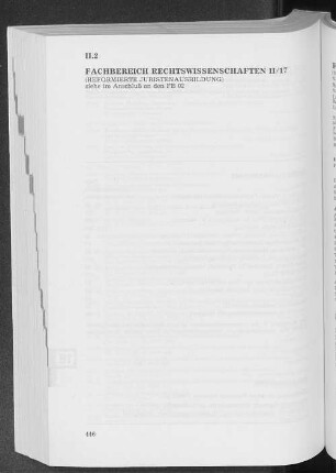 Fachbereich Rechtswissenschaften II/17