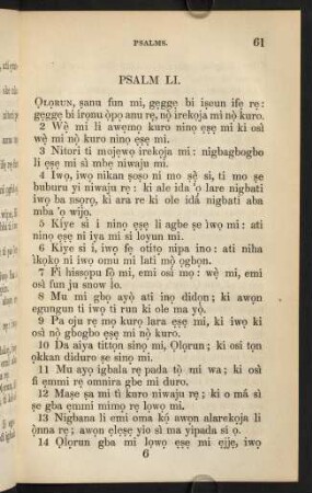 Psalm LI-LXVIII