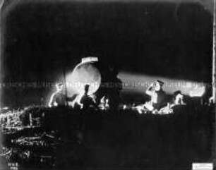 Scheinwerferabteilung im Einsatz an der Westfront