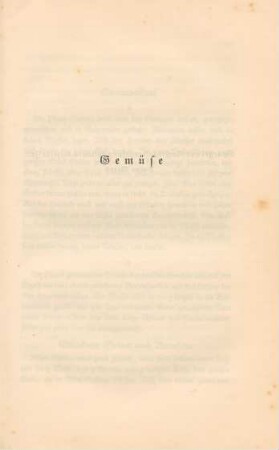 Gemüse