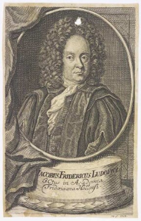 Bildnis des Iacobus Fridericus Ludovici