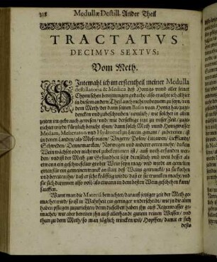 Tractatus Decimus Sextus. Vom Meth.