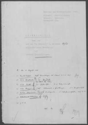 Truchtelfingen: Pfarrbericht 1952