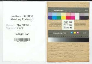 Entnazifizierung Karl Ladage , geb. 21.09.1909 (Elektriker)
