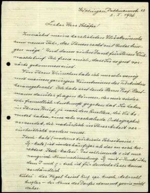 K. Mueller an W. Schaefer