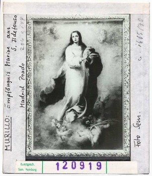 Bartolomé Estéban Murillo: Empfängnis Mariae (Immaculata) aus S. Ildefonso. Madrid, Prado