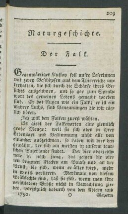 Naturgeschichte
