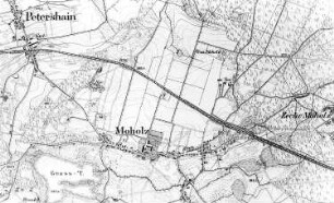 Niesky-See-Moholz. Meßtischblatt, 1:25.000, Sekt. Mücka, 1886