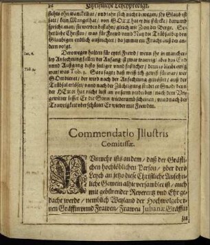 Commendatio Illustris Comitissæ.