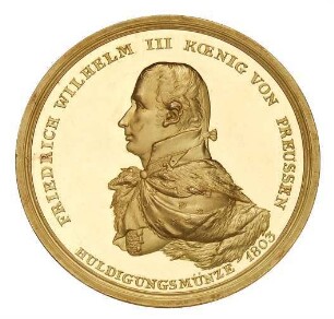 Loos, Daniel Friedrich und Johann Veit Döll: Huldigung an Friedrich Wilhelm III. in Erfurt