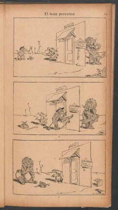El león perezoso - [Cómic]