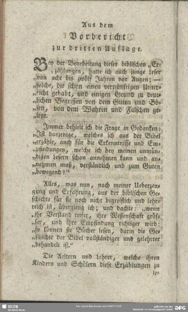 Aus dem Vorbericht zur dritten Auflage