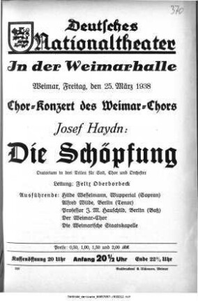 Die Schöpfung
