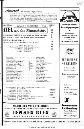 Axel an der Himmelstür