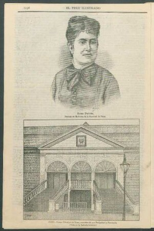 [Retrato de] Rosa Perrée. : Doctora en Medicina de la Facultad de París.