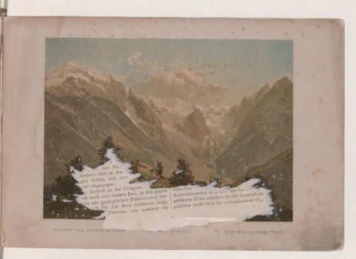 Vue prise dans le massif de l'Ortler