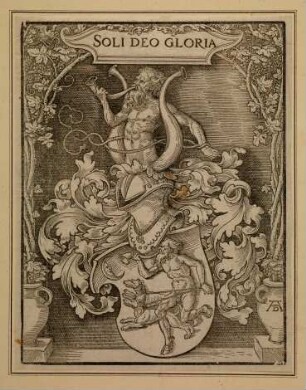 Das Wappen des Johann Tscherte (Das Wappen mit dem wilden Jäger)