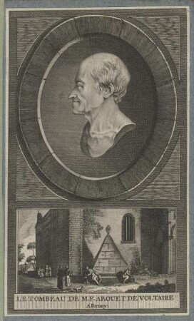 Bildnis des M. F. Arouet de Voltaire