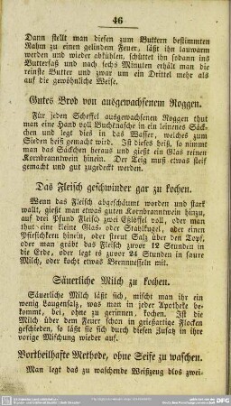 Vortheilhafte Methode, ohne Seife zu waschen