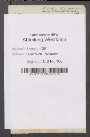 Verkauf eines Gartens vor dem Wassertor in Steinfurt an Rudolph Finckener in Steinfurt (Nr. 1383).