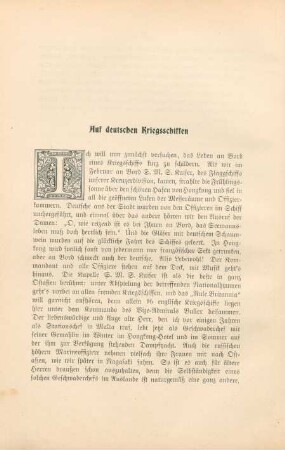 Auf deutschen Kriegsschiffen