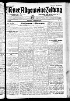 Essener allgemeine Zeitung. 1918-1943