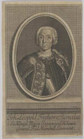 Bildnis des Joh. Leopold v. Bernklau