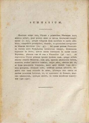 Homeru Epē : [ex veterum criticorum notationibus optimorumque exemplarium fide novis curis recensita], 4. Homeri Odyssea ; 2