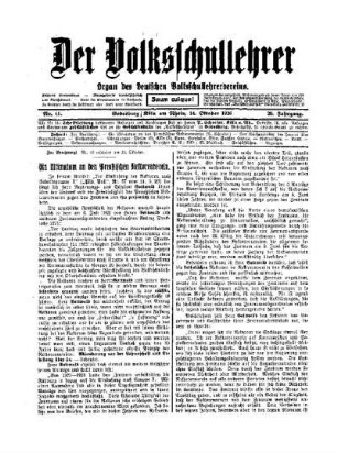 Ein Ultimatum an den Preußischen Rektorenverein