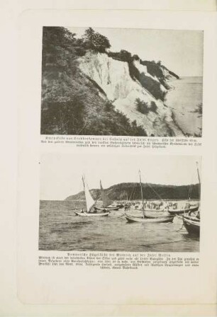 Kreideküste von Stubbenkammer bei Sasnitz auf der Insel Rügen