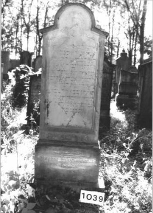 Grabstein 1039