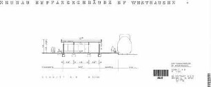 Westhausen: Neubau EG - Querschnitt A-B Empfangsgeb.