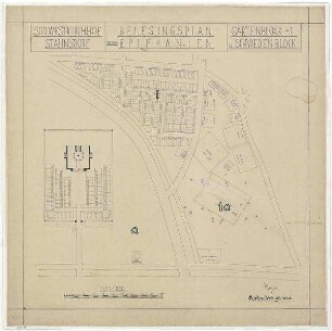 Belegungspläne Epiphanien (kartoniert) Südwestkirchhof Stahnsdorf - Gartenblock I, Feld 1a, Schwedenblock